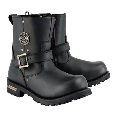 Milwaukee Leather 9040W Men's 'Wide Width' 6  Classic Engineer Motorcycle Boots • $132.99