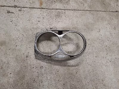 Mercedes W108? Front Left Side Headlight Lamp Rim Clear Lens Chrome Ring Trim • $100