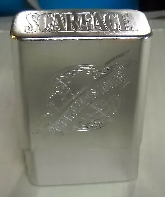 Scarface Metal Cigarette Case Holder (The World Is Yours) BRAND NEW • $4.99