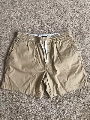 J Crew Shorts Mens  Chino  Elastic Waist Size Small Sand  6  • $25