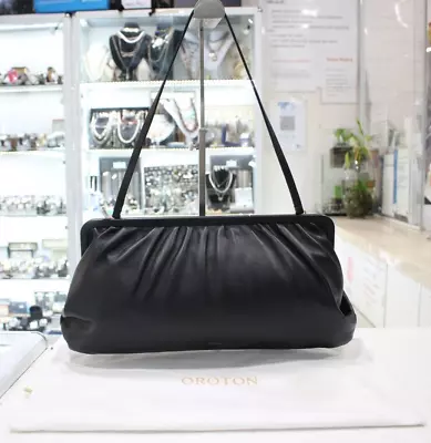 $199 • Buy Oroton Celia Long Clutch With Strap - Black