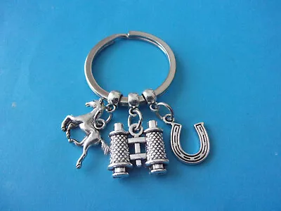 Horse Racing Showjumping Equestrian Show Jumper Keyring Good Luck Gift Him / Her • £5.99