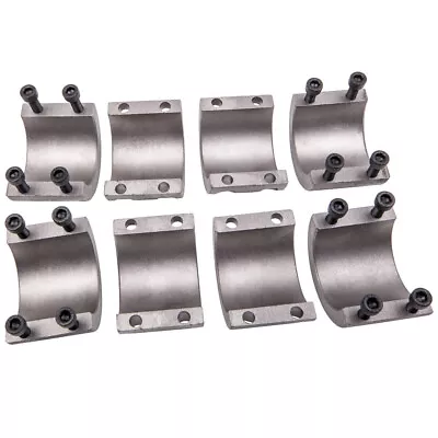 4pcs Steel Tube Clamps Bolt On 1.75  1 3/4  Roll Cage Mounts Lightbar Tire Mount • $64.92