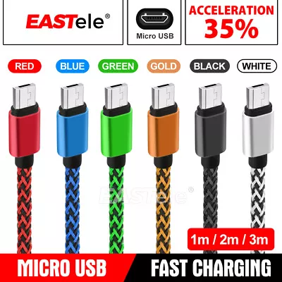 Micro USB Data Charger Cable For Samsung Galaxy S7 EDGE S6 S5 S4 S3 HTC ONE LG • $5.99