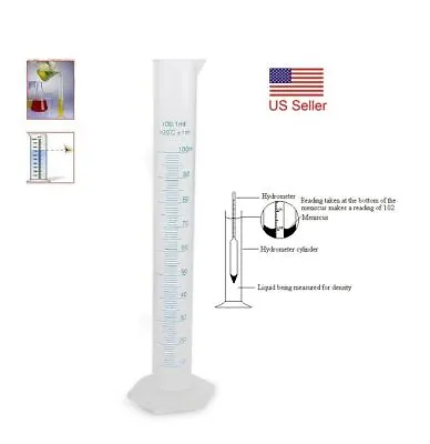 TEST JAR FOR Hydrometer Meter Alcohol Proof Tralle Moonshine • $10.99