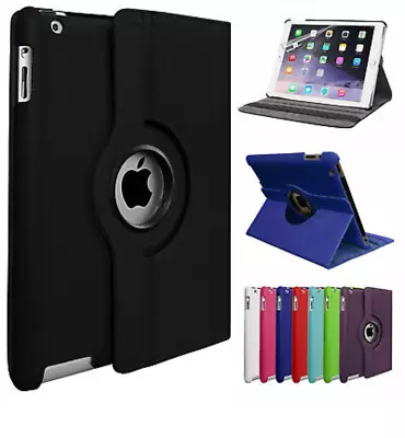 For Apple IPad 7th Generation 10.2  (2019) 360° Rotating PU Leather Case Cover • £4.99