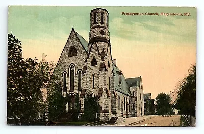 Presbyterian Church Hagerstown Maryland MD Vintage Postcard • $5