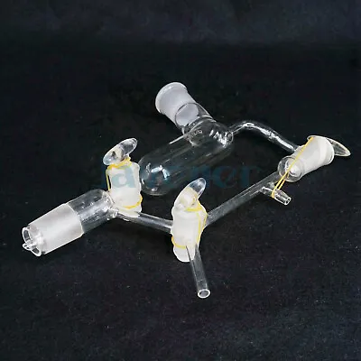$37.05 • Buy 14/23 19/26 24/29 29/32 Female X Male Joint Glass Vacuum Distillation Receiver