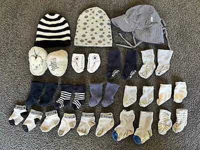 Baby Hats And Socks Bundle Toshi Indus Bonds Converse Baby Patch  • $40