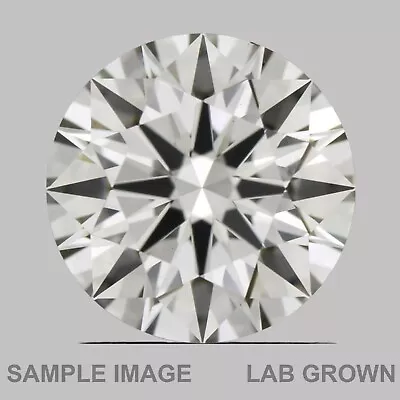 0.54 Carat Round Cut Non Certified E VVS2 Clarity Man Made LabGrown Diamond IIa • $888