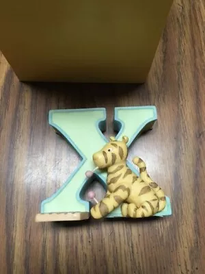 LETTER  X  Classic Winnie The Pooh Disney Alphabet Letter Ceramic Michel & Co • $8.99