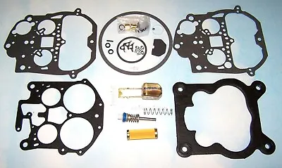 Rochester Quadrajet Carburetor Rebuild Kit W Brass Float & Filter 75 - 80 Chevy • $41.95