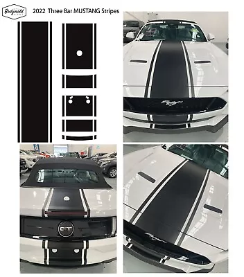 2022 Mustang Convertible Stripes 3 Bar Style • $252.58