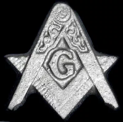 Freemason Masonic Lodge Symbol Sculpture Plaque Silver Finish • $19.99