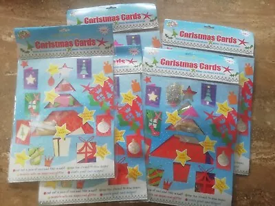 Let's Create Make Your Own Christmas Cards New X 5 • £2.49