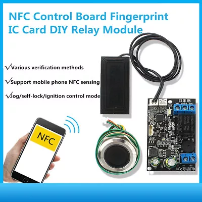 DC Mobile Phone NFC Control Board Fingerprint IC Card DIY Relay Module 13.56mhz • $43.99