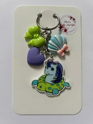 My Little Pony Themed G1 Splasher Sea Ponies Keyring Keychain & Charms • £5