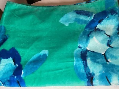 Laura Ashley Beach Towel (1) Sea Turtle Aqua Blue 36 X 68 100% Cotton Nip • $34.99