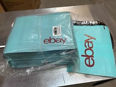 25 X EBay Branded Packaging Padded Bubble Plastic Mailers 22cm X 32cm 4cm Lip • £10.95