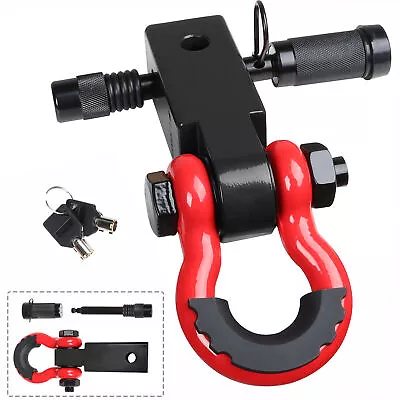 2  Tow Shackle Trailer Hitch Receiver Heavy Duty 3/4  D-Ring For Truck Jeep SUV • $38.99