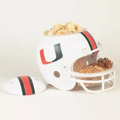 Miami Hurricanes Full Size Snack Helmet Brand New Wincraft 🏈 • $80