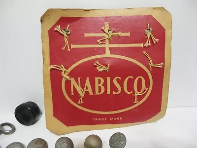 Vintage Lot Of Military Buttons On Nabisco Cardboard  • $0.99
