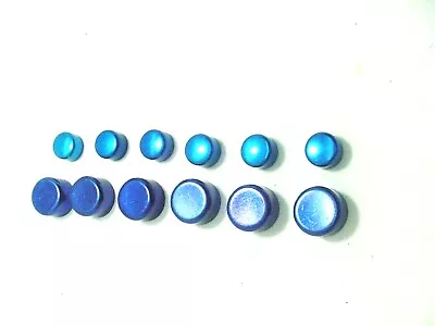 Ford Blue Motor Engine Bolts Caps Covers Dress-up Kit Set 12 2 Sizes NOS Mustang • $24.19