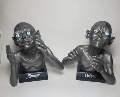 Gollum & Smeagol Pewter Bookends Lord Of The Rings LOTR Noble Collection • $199.99