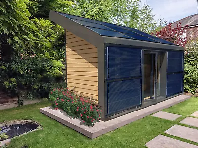 Insulated Solar-powered Garden Room Office Gym Studio Man Cave Granny Flat • £1799