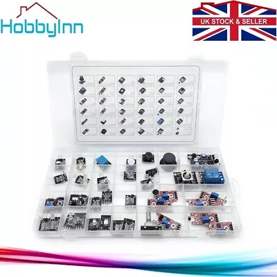 £15.99 • Buy 37 In 1 Sensor Modules Kit For Arduino UNO R3 Mega 2560 Nano Pi DIY Projects