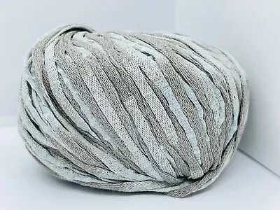 Trendsetter Infinity #108 Grey Ashe Silk Cotton Blend Mesh Net Tube Yarn 50g 85y • $9.95