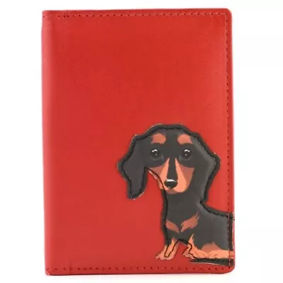 Mala Leather Frank ID/Card Purse With RFID - Red - BNWT • £12.50