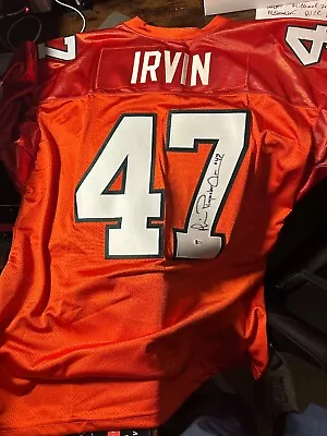 Michael Irvin Autographed SIGNED Jersey - Red - Beckett Authentic • $190