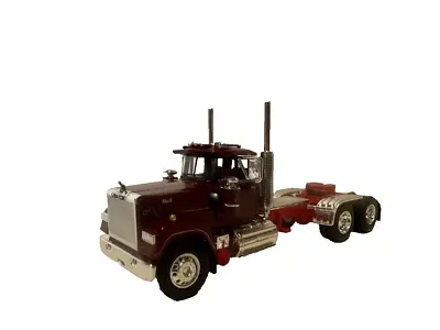 Dcp / First Gear  1/64 Scale  Mack Super Liner Day Cab Maroon Red Frame • $79