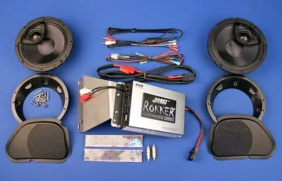 J&M ROKKER Series 200w 2-Spkr/Amp Kit For Harley RoadGlide/Ultra - RPKT-200HR13 • $584.99