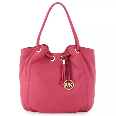 Michael Kors Ring Tote LG Ring Tote Genuine Leather NS Luxury Handbag • $79.99