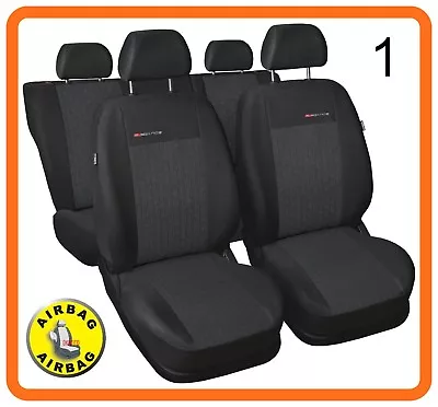 CAR SEAT COVERS Full Set Fit Daewoo Matiz - Charcoal Grey  • $68.47