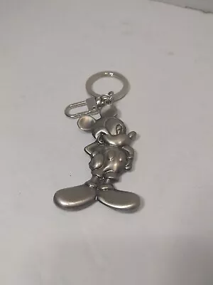 Mickey Mouse Disney Mickey Pewter Keychain Key Ring Chain Clip Medal Disney • $5.49