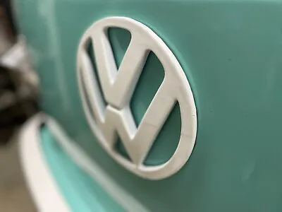 Vintage Volkswagen VW Bus  Front / Rear Emblem Set  8.25  Inches • $100
