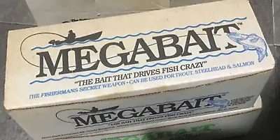 MEGABAIT~Lure Bait Pack Vintage~OLD STOCK Original BOX SET~Aged Fishing~Rare OOS • $95