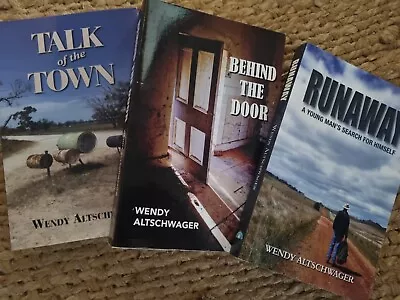 WENDY ALTSCHWAGER  X3  Runaway  TALK OF THE TOWN Behind The Door • $99