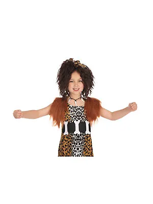 £19.42 • Buy Official Forum Childs Girls Cave Girl And Wig Costume