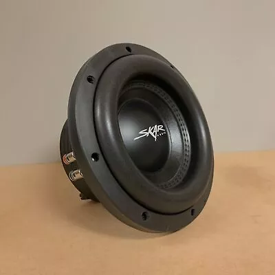 Used Skar Audio Vd-8 D4 8  600 Watt Max Dual 4 Ohm Shallow Mount Car Subwoofer • $54.99