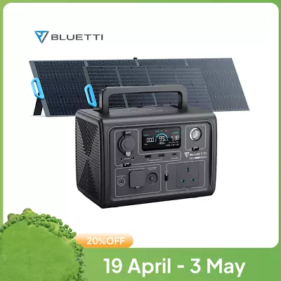 BLUETTI Portable Power Station EB3A LiFePO4 Battery Outdoor Camping Solar Energy • £428