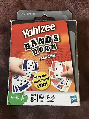 Yahtzee Hands Down Card Game 2009 Hasbro Family Fun Complete • $5