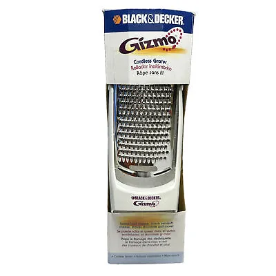 Black & Decker Gizmo Cordless Grater Shredder Shaves Model GG200 New In Box • $20.99