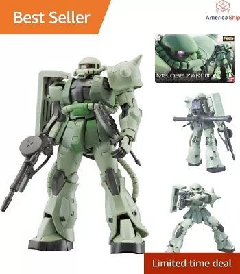 Real Grade Zaku II - Green - Easy Snap Together Assembly - No Painting Needed • $62.99