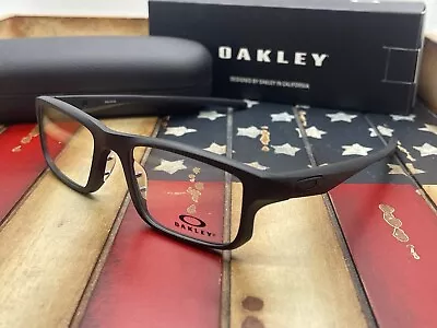 OAKLEY Voltage OX8049 0153 Satin Black Eyeglasses 53mm Option To Add RX • $109