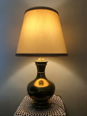 Mid Century Modern Solid Brass Vase Table Lamp 20 1/2  Tall (Bottom To Socket) • $299.99