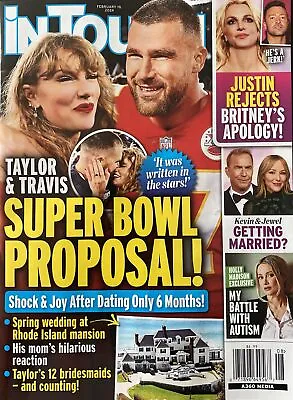 In Touch Magazine February 19 2024 Taylor Swift And Travis Super Bowl Proposal • $8.99